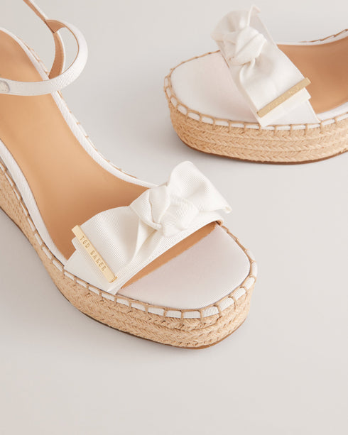 GEIIA-Sandals-High-Heeled Wedge With Bow Detail- Ted Baker Romania